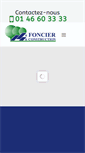 Mobile Screenshot of foncier-construction.fr